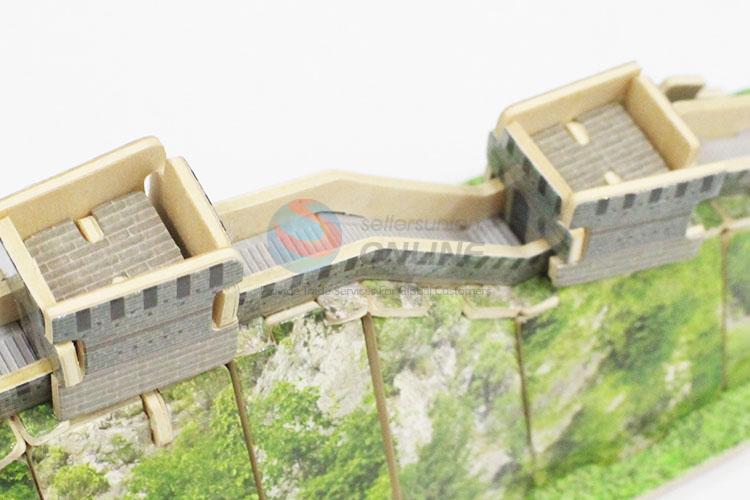 China Manufacturer World Building Wooden 3D Puzzles Set