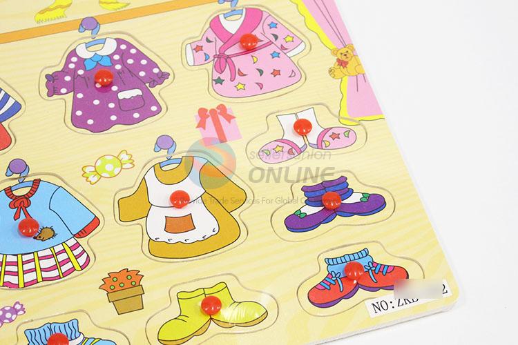 Girls Pattern Wooden Puzzles Set