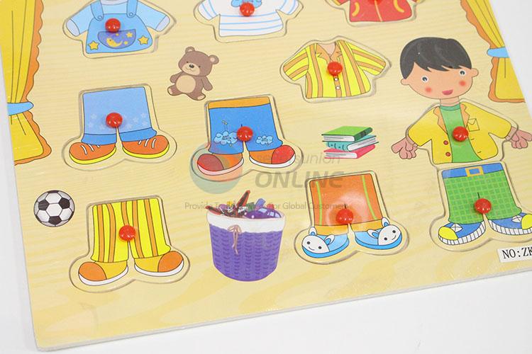 Boys Pattern Wooden Puzzles Set