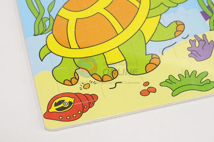 New 6pcs Sea World Wooden Puzzles Set For Promotion
