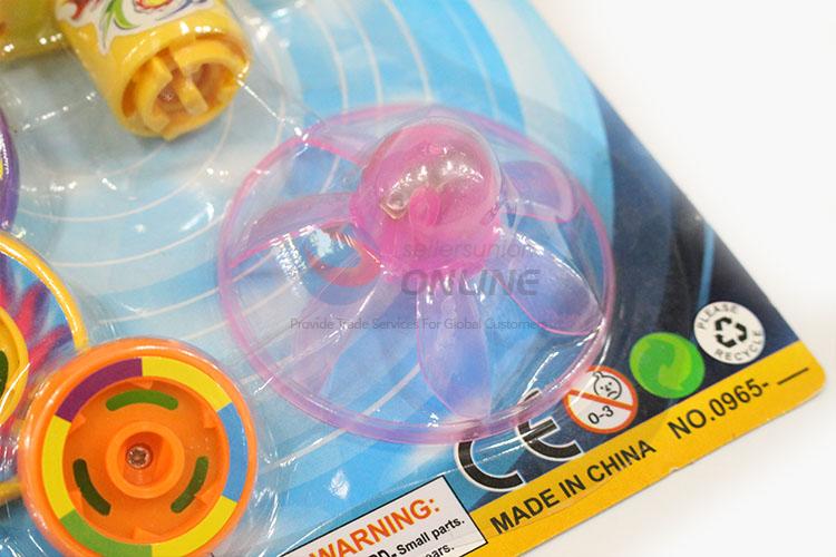 Factory Wholesale Space Gyro Spinning Top with Light Peg Top