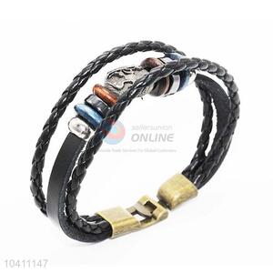 Customized New Fashion Braided Leather Bracelet