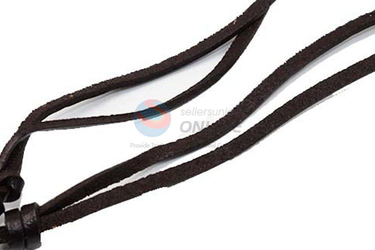 Wholesale New Fashion Cowhide Cord Hiphop Punk Pendent Necklace