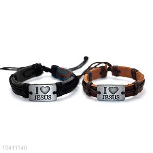 Promotional Custom Design Leather Bracelet