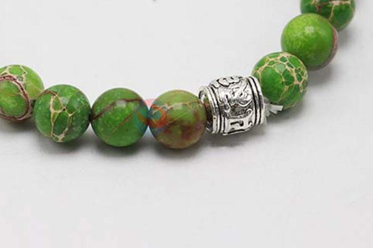 China Supplies Wholesale Green Natural Crystal Bracelet For Women