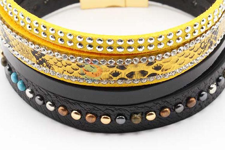 Lady Rhinestone Charm Bracelets With Cheap Price