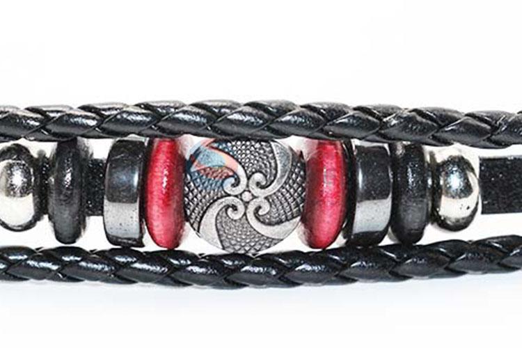 Wholesale New Fashion Mens Leather Bracelet