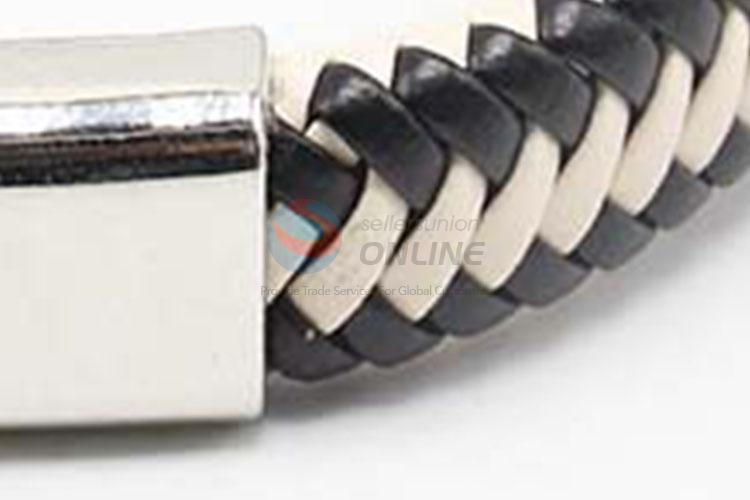 New Fashion High Quality Braided Leather Bracelet