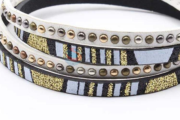 Women Fashion Leather Bracelet With Good Quality