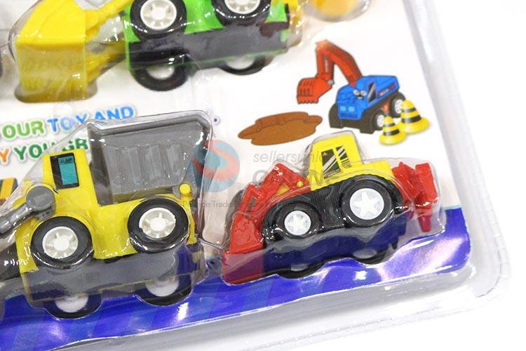 Wholesale Supplies 9pcs Pull-back Engineering Trucks for Sale