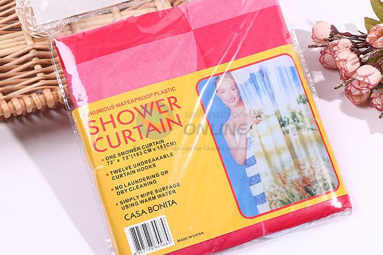 Factory sales bottom price shower curtain bath curtain