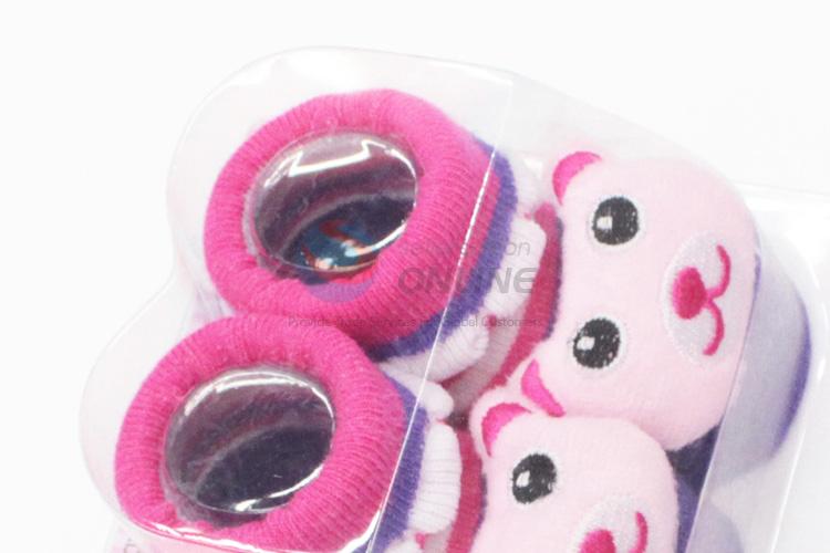 3D Bear Head Cotton Kids Baby Sock