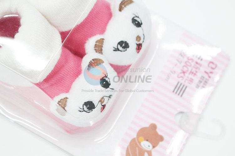 3D Cat Head Cotton Kids Baby Sock