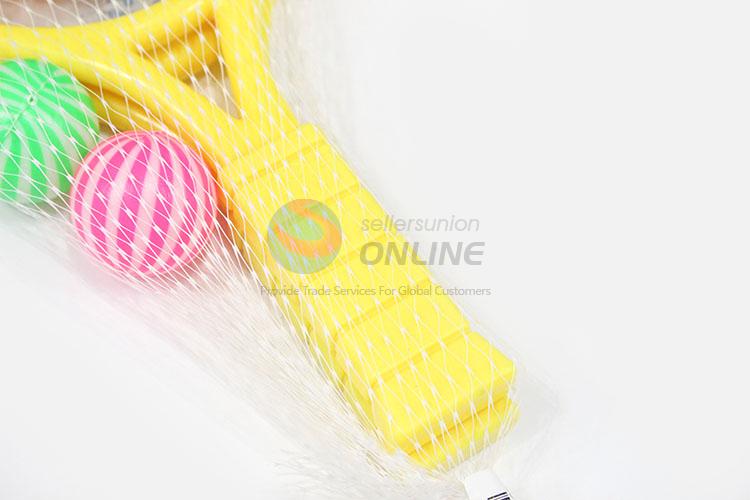 High Sales Outdoor Kids Plastic Beach Tennis Racket with Ball