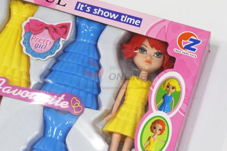 Wholesale cute style beauty girl model toy