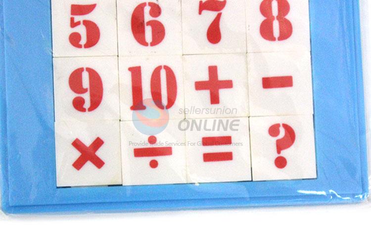 Popular Promotion Educational Toy Plastic Number Puzzle