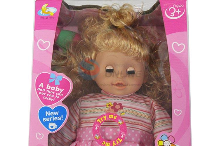 New Arrival 16 cun Baby Doll with Hair Dryer and IC for Sale