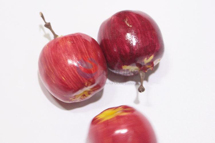 High Simulated Apple Decoractive Fake Artificial Fruit