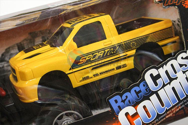 Top Selling Two Channel  Big Wheel Cross Country Pickup Truck Children Toy Car