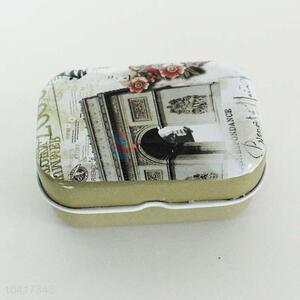 Bottom Price Cookie Tin Box with Sealing Iron Cans