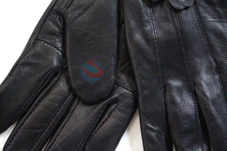 Factory supply cheap men genuine leater warm gloves