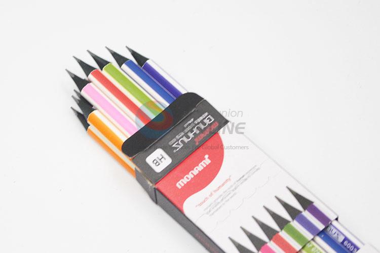 Promotional Gift Colorful Striped HB Pencils