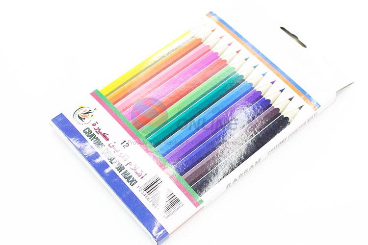 12 Colors Non-Toxic Classic Oil Colored Pencil Set