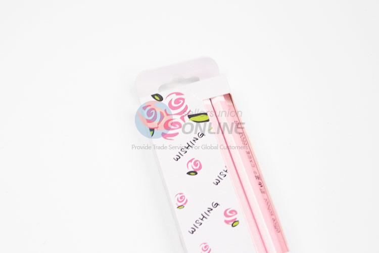 Factory Direct Pink Rose HB Pencils For Girl