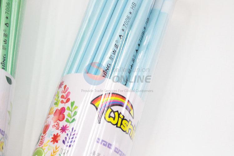 36Pcs/Lot Barreled Pencil Environmental Art Sketch Cartoon Students HB Pencil