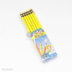 Creative Supplies Yellow Colors HB Pencils For Kids