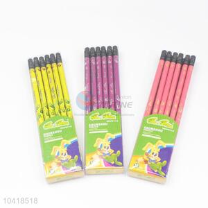 Hot Sales Three Styles HB Pencils With Eraser