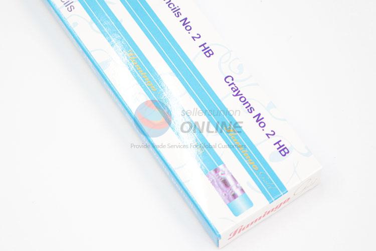 Wholesale Factory Supply Sky Blue Color HB Pencils