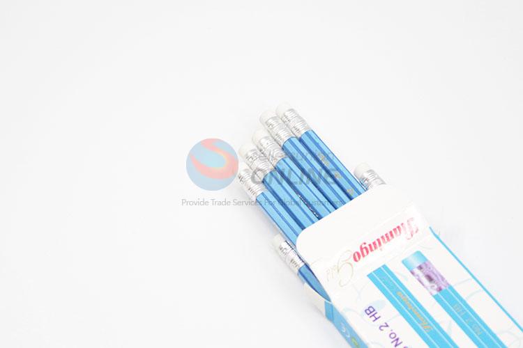 Wholesale Factory Supply Sky Blue Color HB Pencils