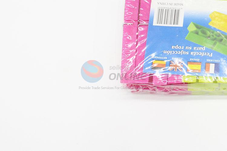 Popular Top Quality Big Size Colorful 24Pcs/Set Plastic Hanging Pegs Clips