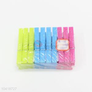 Simple Style Transparent Plastic Hangers Racks Clothespins