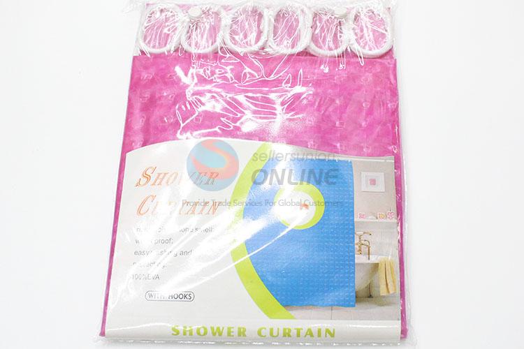 Three Colors Shower Curtain Design Waterproof Curtains