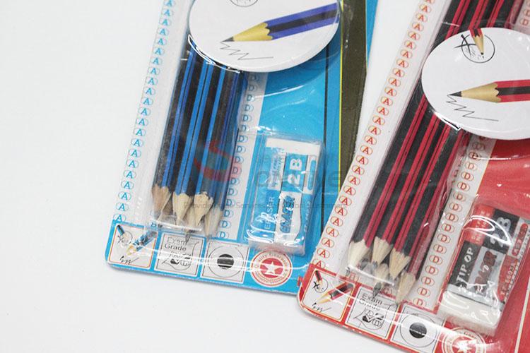 Black Lead Pencil Eraser Sharpener Set