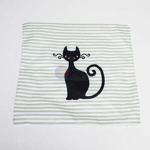 Cheap best lovely black cat pillow cover