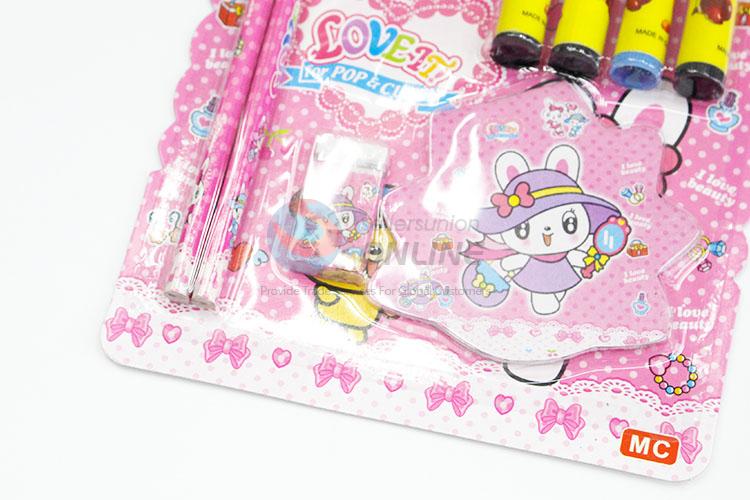 Lovely Pattern Girl Stationery Set