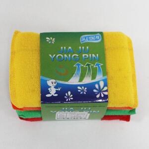 4PCS Daily Use Kitchen Sponge Scouring Pad