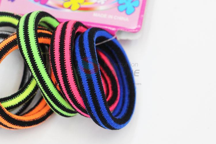 Popular Colorful Hair Rings Set