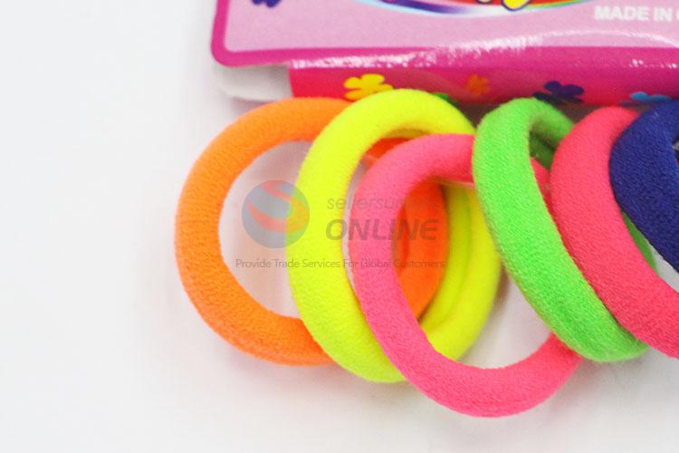 Competitive Price Colorful Hair Rings Set