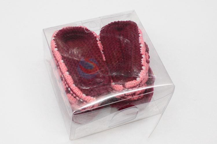 Lovely crochet handmade new born winter baby shoes