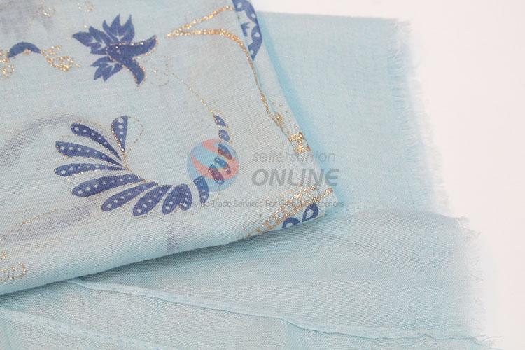 Fashionable Scarf Muslim Embroidery Cotton Women Scarf