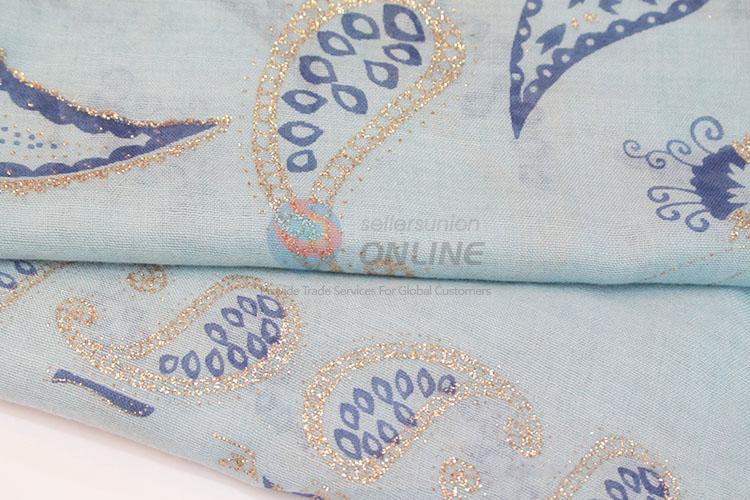 Fashionable Scarf Muslim Embroidery Cotton Women Scarf