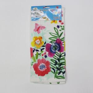 Wholesale cheap promotion cotton printed tea towel kitchen towel