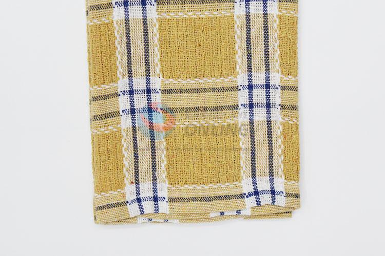 100% cotton yarn dyed grid kitchen tea towel