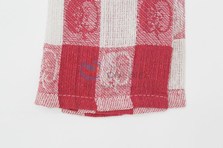 Wholesale Cheap Red Grids Kitchen Towel Tea Towel