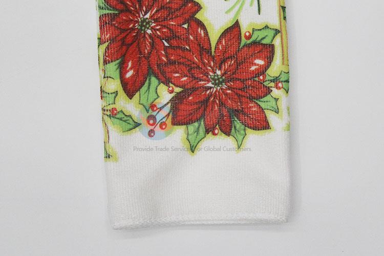 Hot Selling Flowers Printed Tea Towel