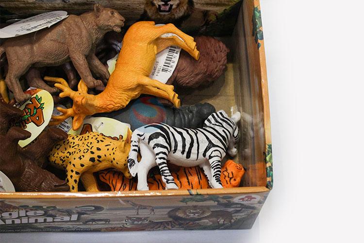 Bottom Price 12 Kinds Mixed Packaing Plastic Toy Wild Animal Model